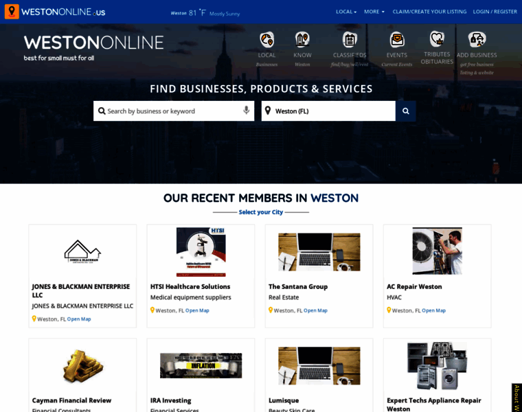 Westononline.us thumbnail