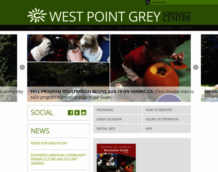 Westpointgrey.org thumbnail