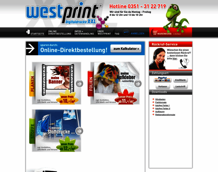 Westprint.de thumbnail