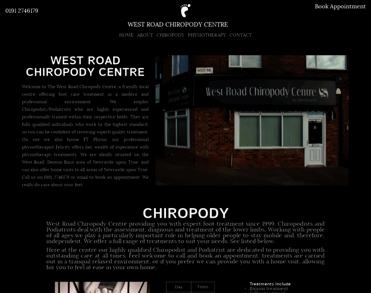 Westroadchiropody.co.uk thumbnail