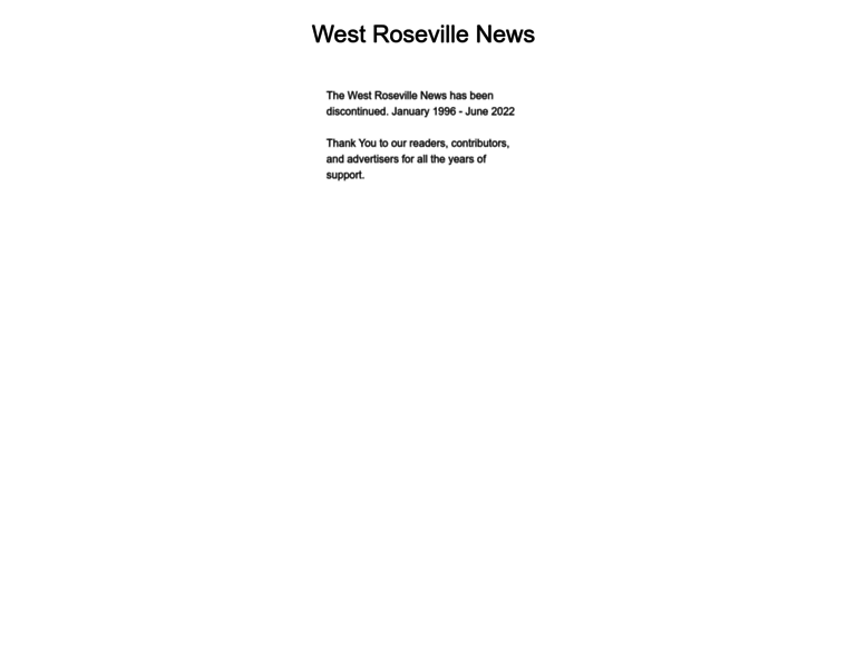 Westrosevillenews.com thumbnail