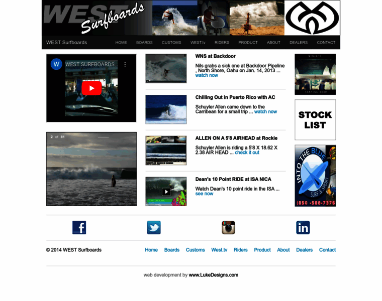 Westsurfboards.com thumbnail