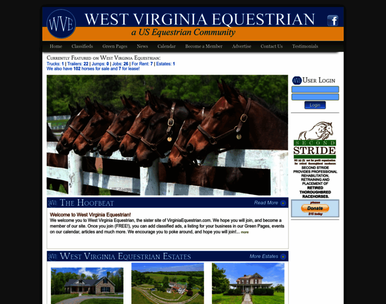 Westvirginiaequestrian.com thumbnail