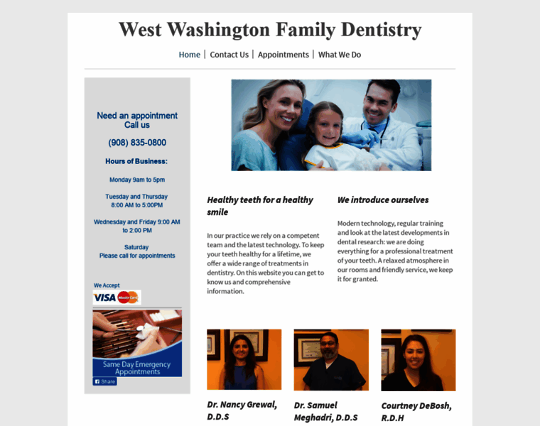 Westwashingtonfamilydentistry.com thumbnail