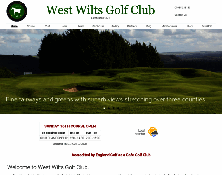 Westwiltsgolfclub.co.uk thumbnail