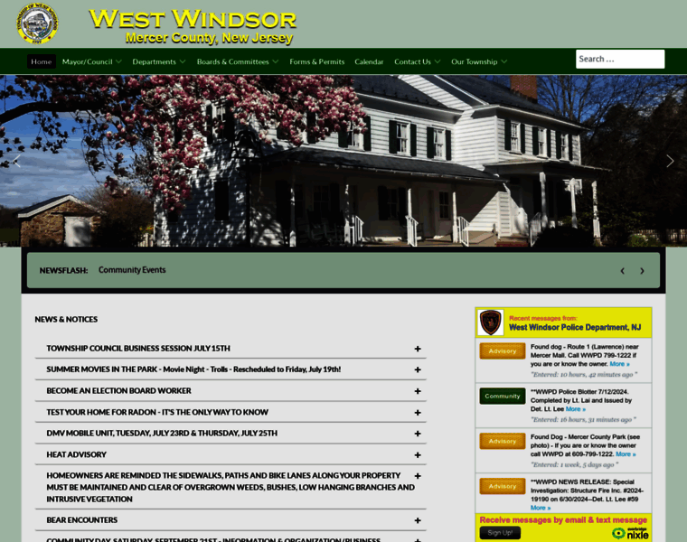 Westwindsornj.org thumbnail