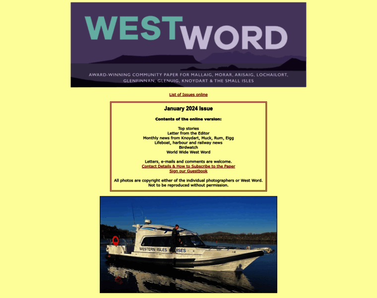 Westword.org.uk thumbnail