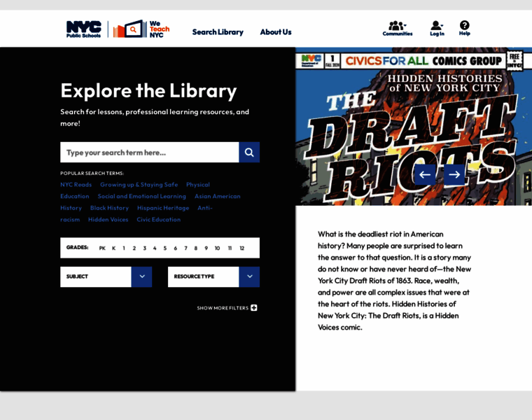 Weteachnyc.org thumbnail