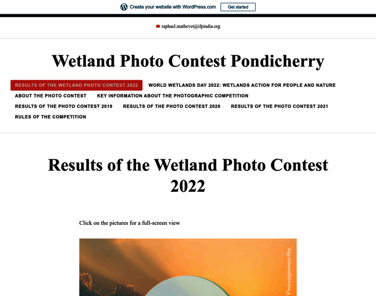 Wetlandphotocontest.wordpress.com thumbnail