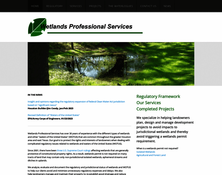 Wetlandsprofessional.com thumbnail