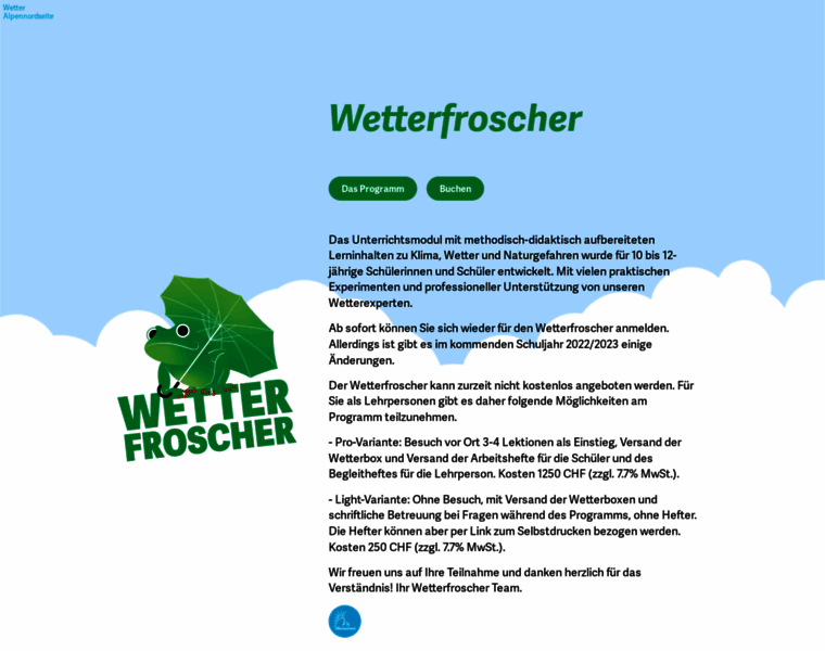 Wetterfroscher.ch thumbnail