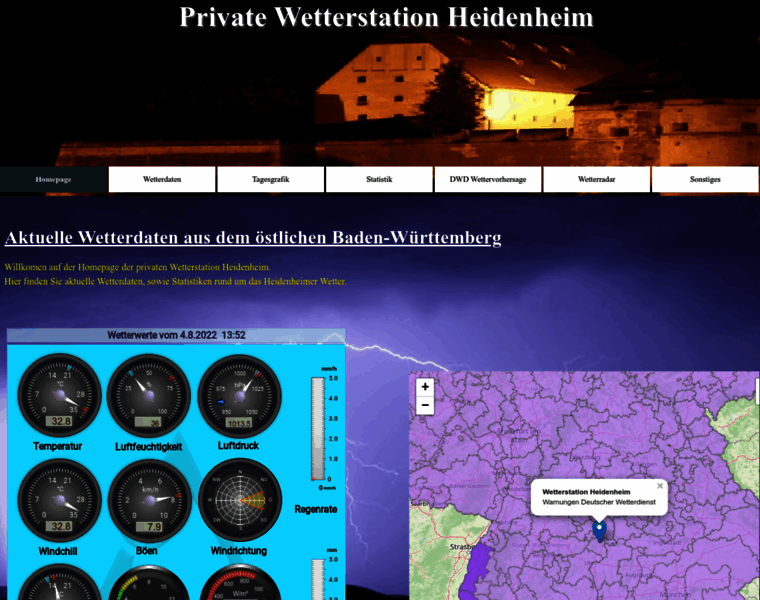 Wetterstation-heidenheim.de thumbnail