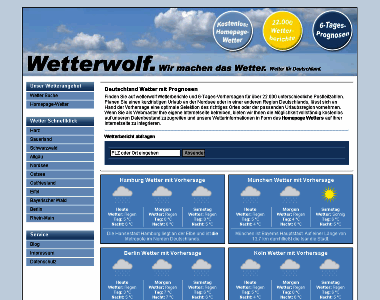 Wetterwolf.de thumbnail