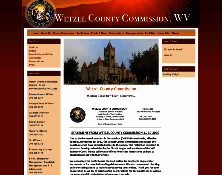 Wetzelcountycommission.com thumbnail
