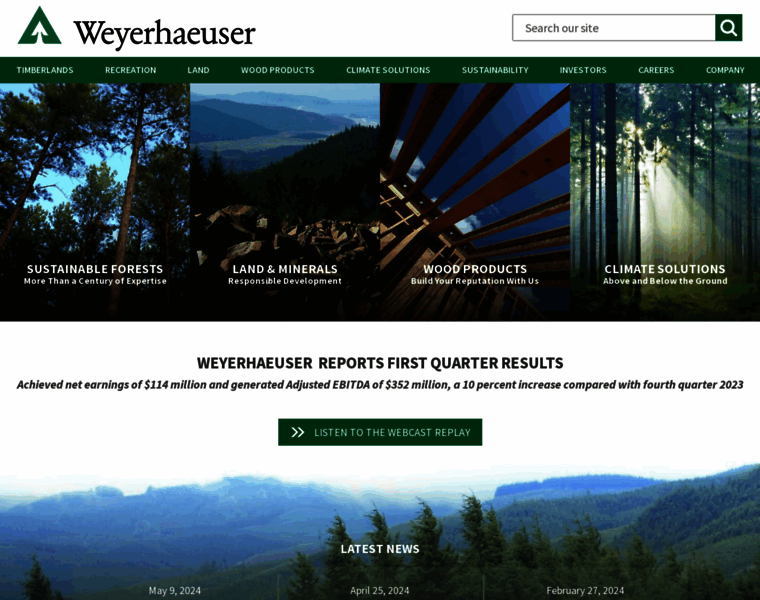 Weyerhaeuser.com thumbnail