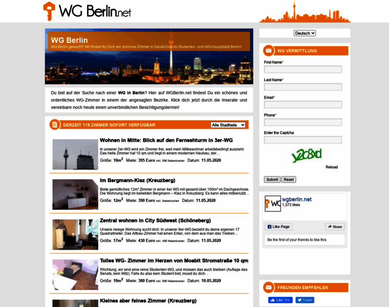 Wgberlin.net thumbnail