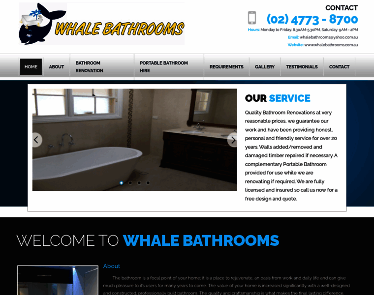 Whalebathrooms.com.au thumbnail