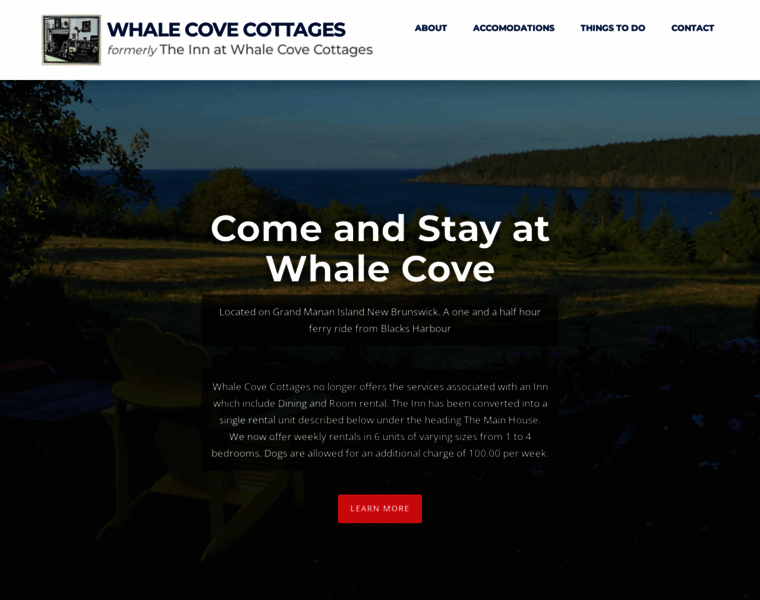 Whalecovecottages.ca thumbnail