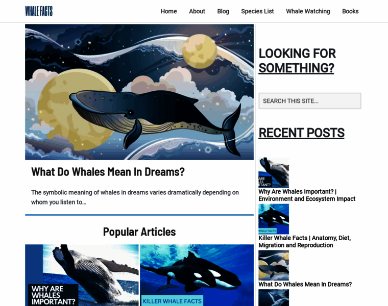 Whalefacts.org thumbnail
