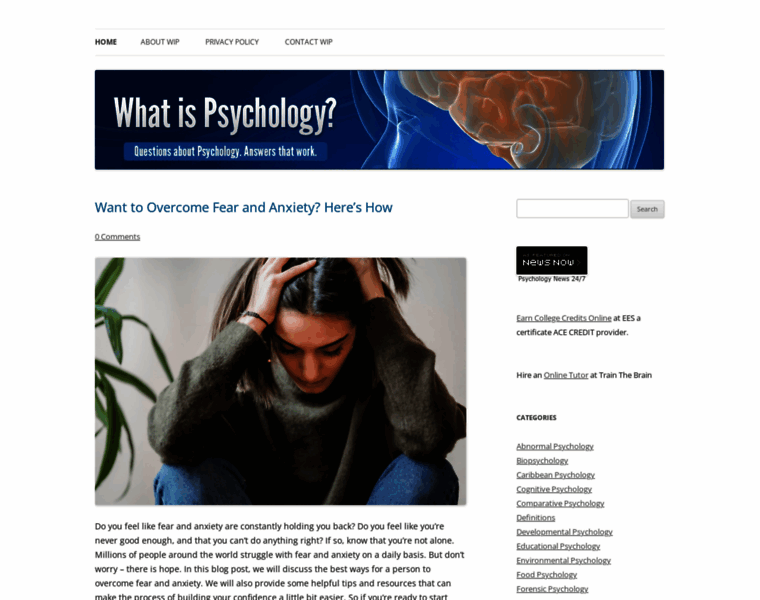 Whatispsychology.biz thumbnail