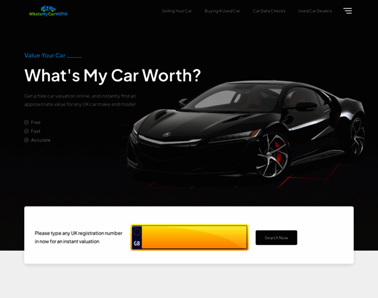 Whatsmycarworth.co.uk thumbnail