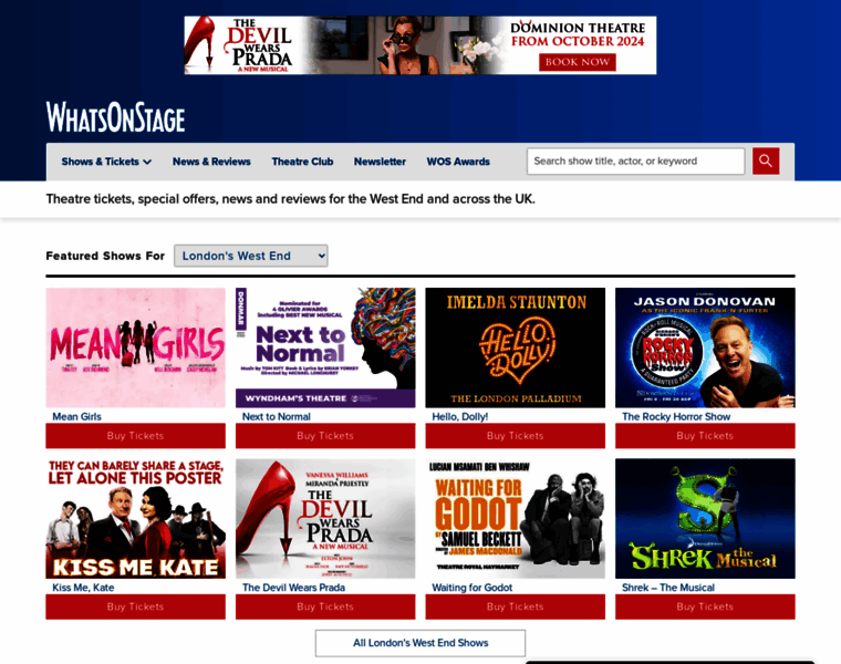Whatsonstage.com thumbnail