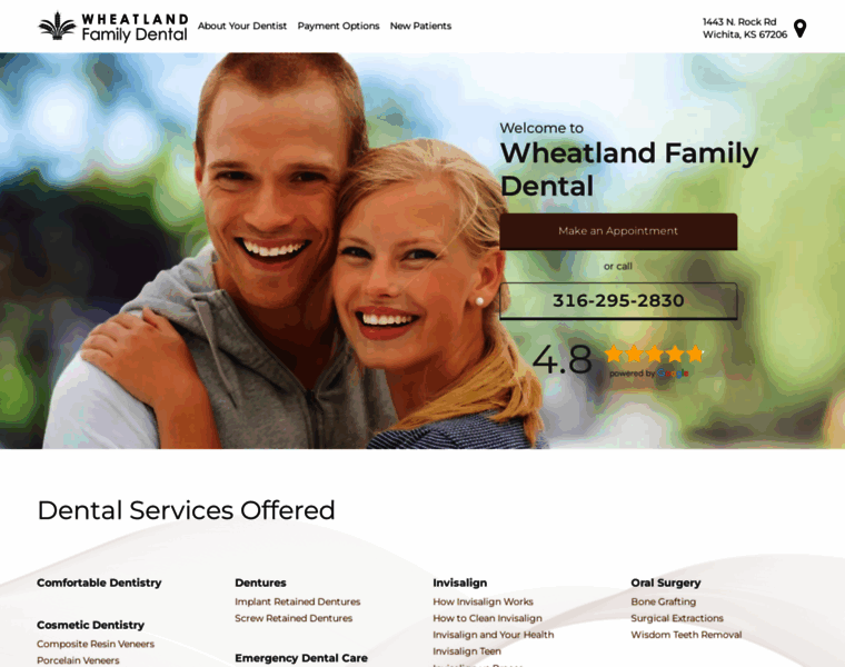 Wheatlandfamilydental.com thumbnail