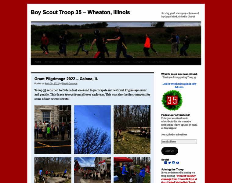 Wheatontroop35.org thumbnail