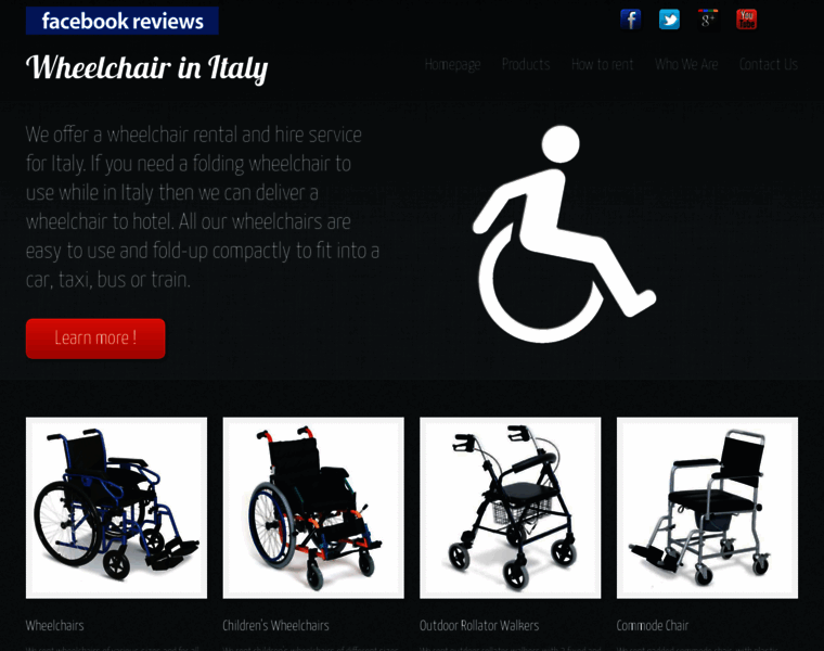 Wheelchairinitaly.com thumbnail
