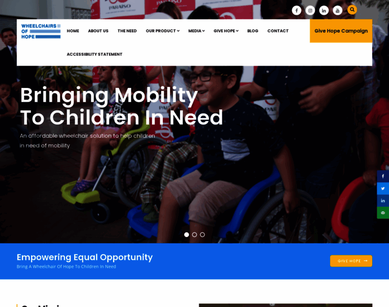 Wheelchairsofhope.org thumbnail