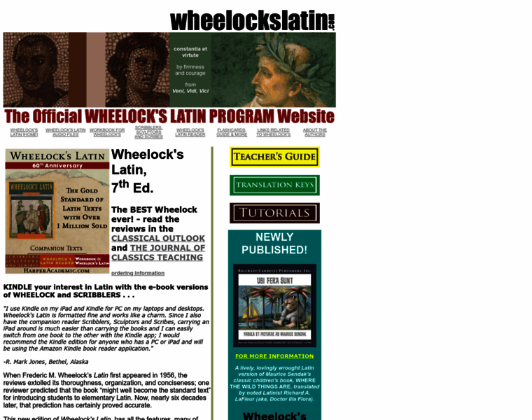Wheelockslatin.com thumbnail