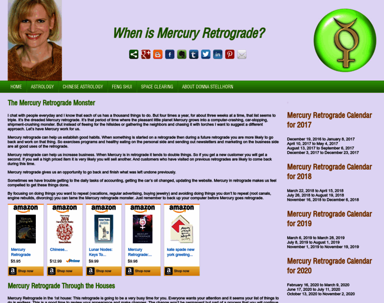 Whenismercuryretrograde.com thumbnail