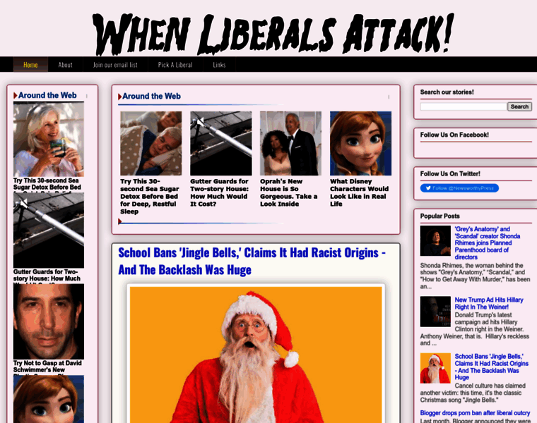 Whenliberalsattack.com thumbnail