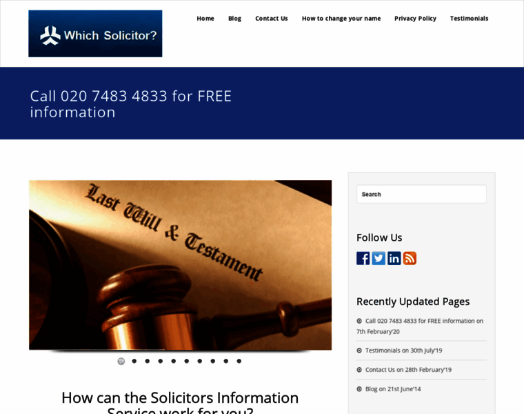 Whichsolicitor.info thumbnail