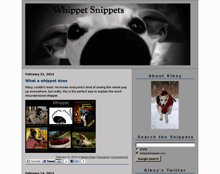 Whippetsnippets.com thumbnail