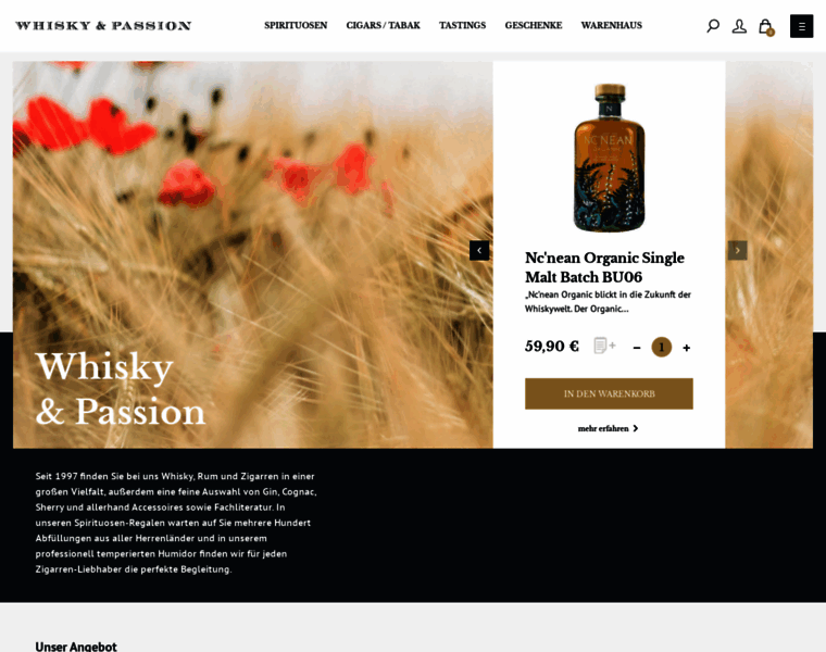 Whiskyandpassion.com thumbnail