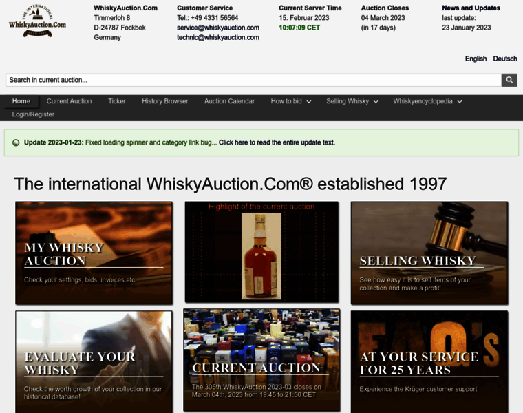 Whiskyauctionhistory.com thumbnail