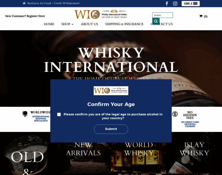 Whiskyinternationalonline.com thumbnail