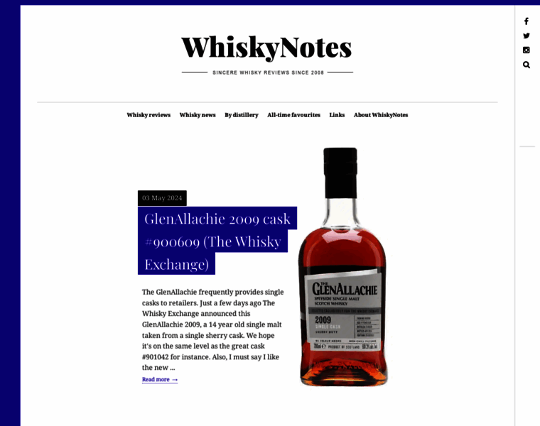 Whiskynotes.be thumbnail