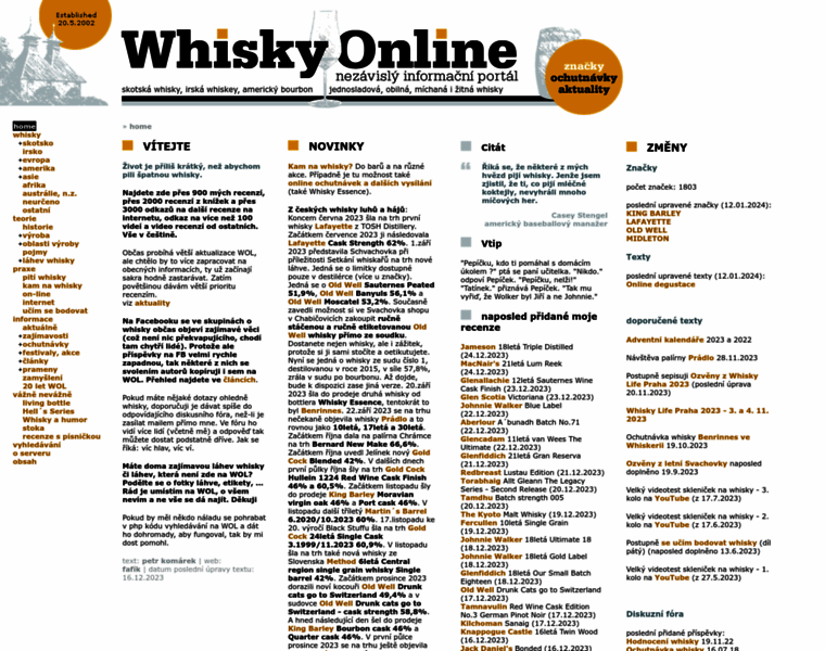 Whiskyonline.cz thumbnail