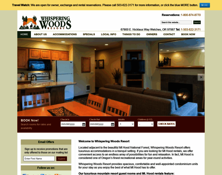 Whisperingwoods.net thumbnail