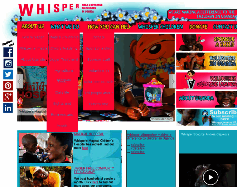 Whisperorphans.org thumbnail