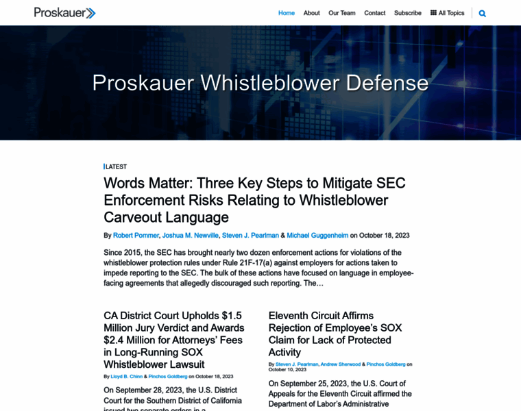 Whistleblower-defense.com thumbnail