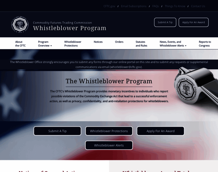 Whistleblower.gov thumbnail