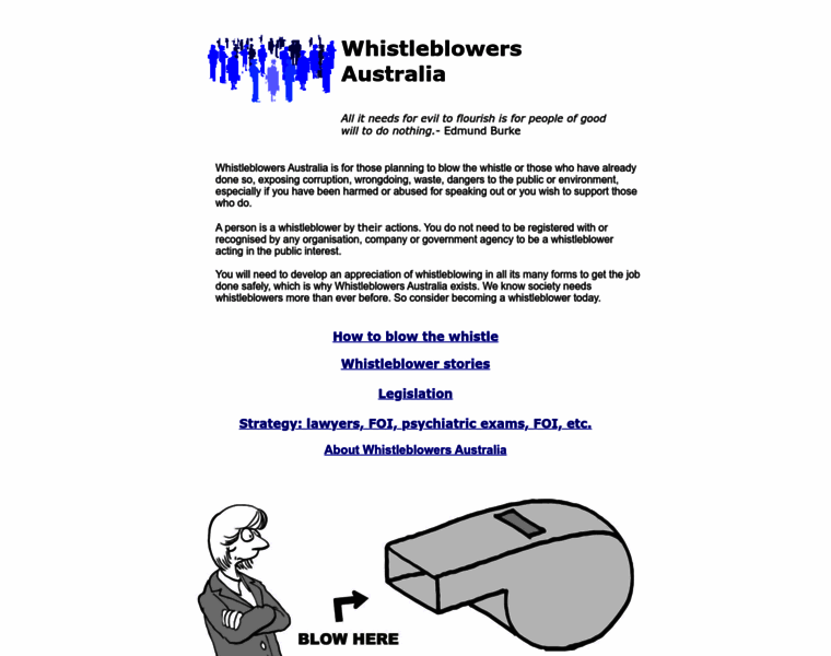 Whistleblowers.org.au thumbnail