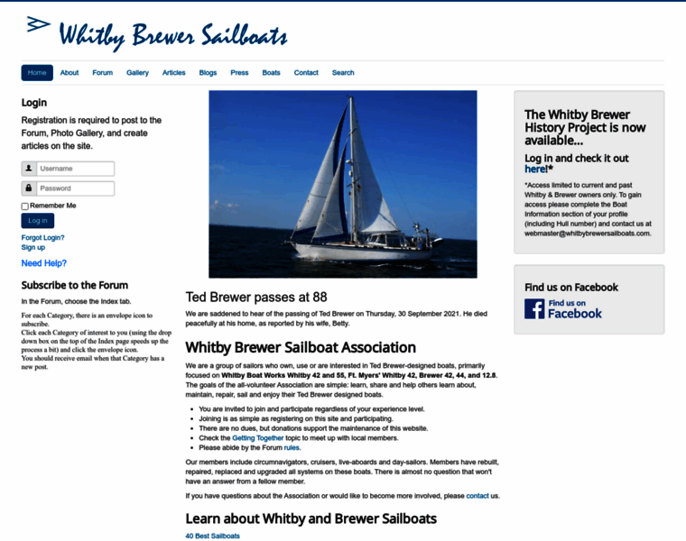 Whitbybrewersailboats.com thumbnail