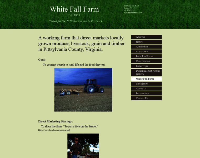 Whitefallfarm.com thumbnail