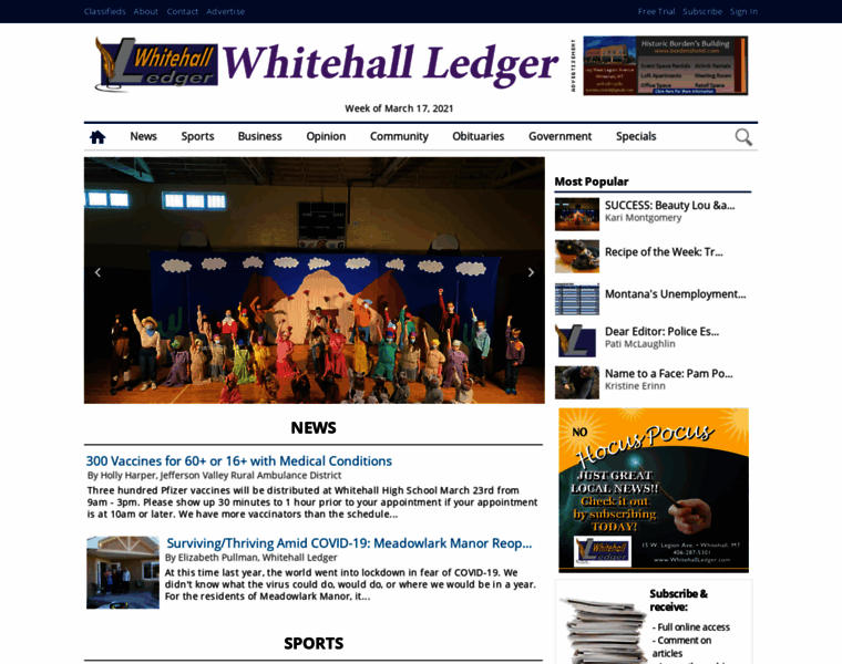 Whitehallledger.com thumbnail