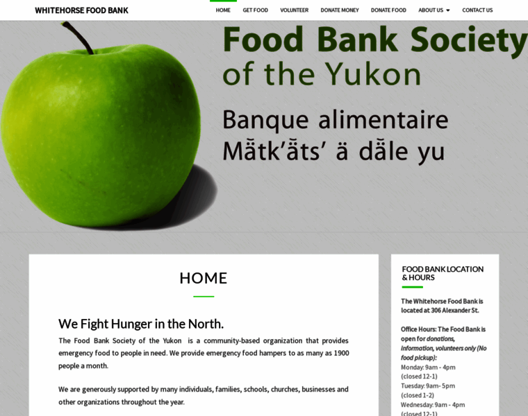 Whitehorsefoodbank.ca thumbnail