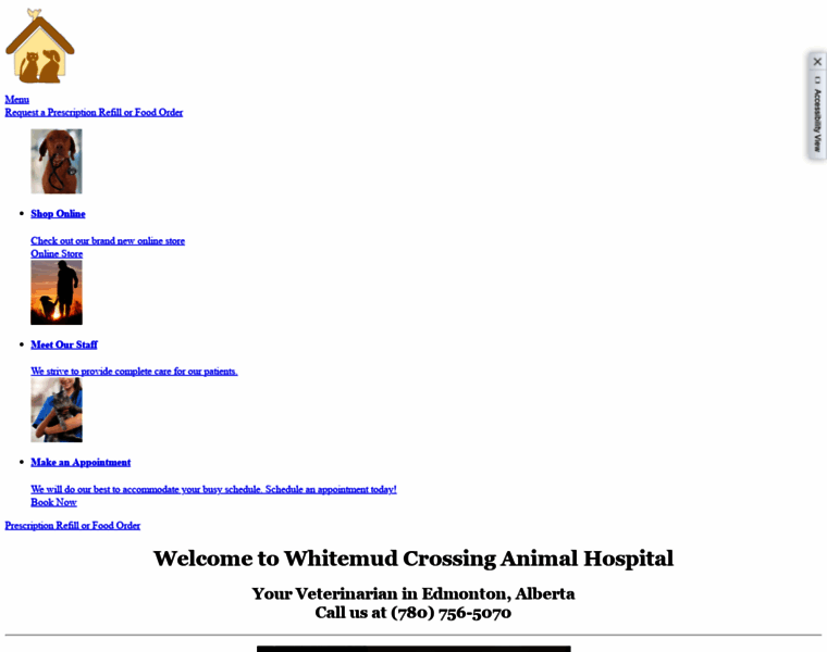 Whitemudvet.com thumbnail